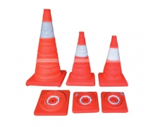 Cọc tiêu phân làn giao thông gấp